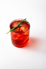 A Homemade Rosemary Negroni. 