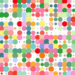 pattern with colorful circles