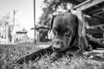 black labrador retriever