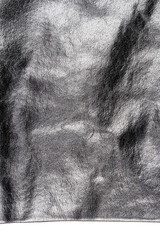 Piece of black leather