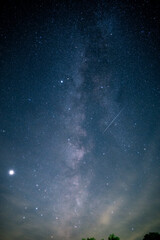 夜空に輝く天の川