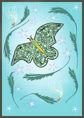 Butterfly illustration.