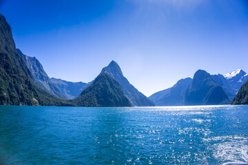 mountain and sea in Milford Haven