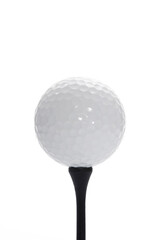 Golf ball on tee