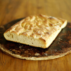 Fresh Italian focaccia bread