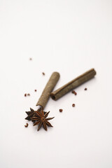 Szechuan pepper, cinnamon and star anise