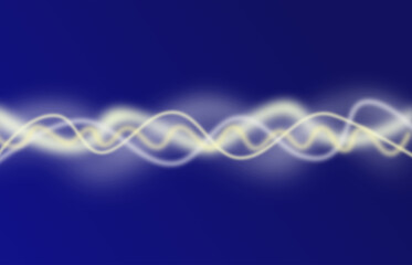 abstract current flow on a blue background