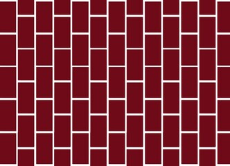 red and white brick, wall illustration background 