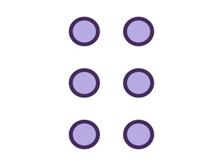 braille icon, braille vector