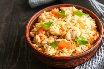 Rice With Meat And Vegetables