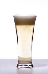 A glass of beer