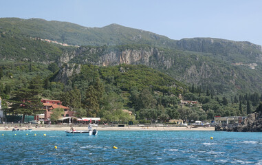 Küste bei Paelokastritsa auf Korfu