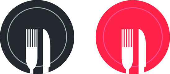 Restaurant food logo icon