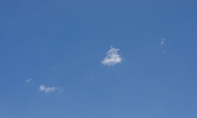 Blue sky background with white clouds