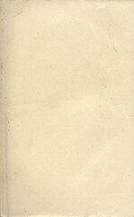 Fototapeta premium Old paper texture. Rough faded surface. Blank retro page. Empty place for text. Perfect for background and vintage style design.