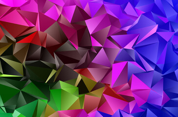 Abstract Low-Poly background. triangulated texture. Design 3d. Polygonal geometrical pattern. Triangular modern style