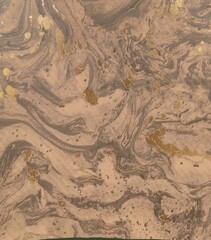 Abstract wallpaper texture with metallic marble look