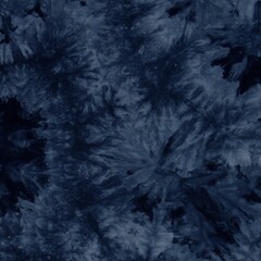 Batik style wallpaper texture in denim blue