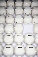 One piggy bank missing from the collection