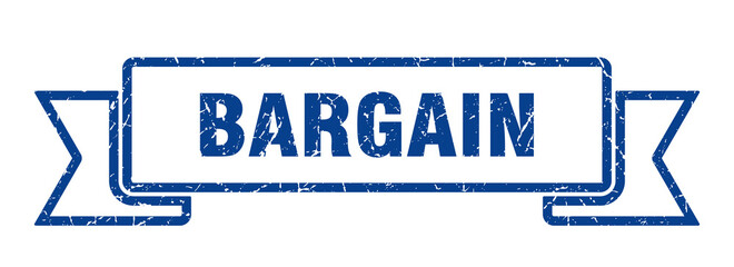 bargain ribbon. bargain grunge band sign. bargain banner