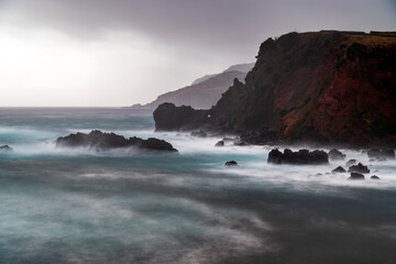 Long Exposure over the Atlantic Ocean, Azores Islands