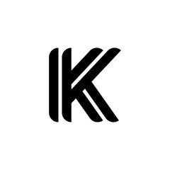 Geometric Speed Letter Logotype K