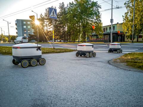 Estonian Delivery robots