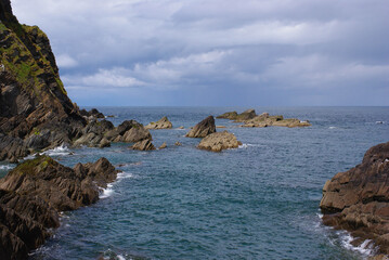 Obraz premium Scenic South England Coastline Seaside Beautiful View of the Sea No People