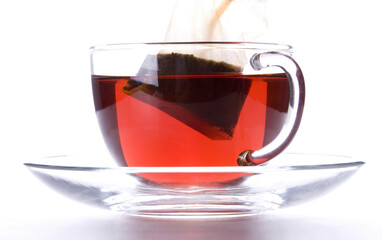 Teabag in a cup of tea