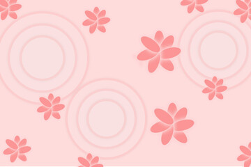 Flower background design for use as wallpaper, print or Banner 