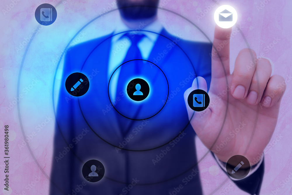 Poster information digital technology network connection infographic elements icon