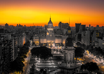 Night time in Buenos Aires