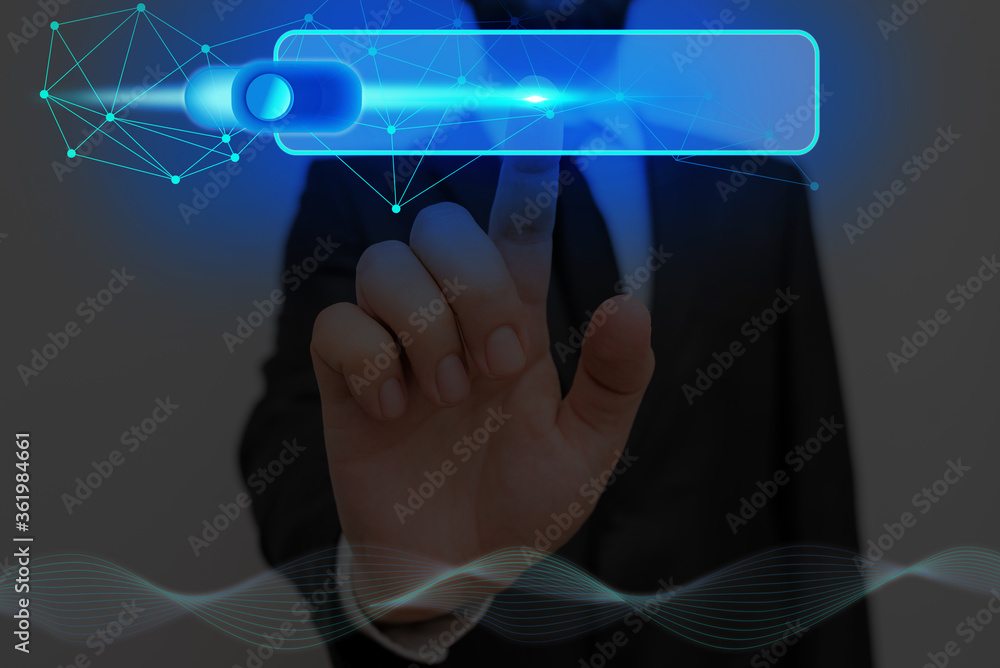 Poster graphics padlock for web data information security application system