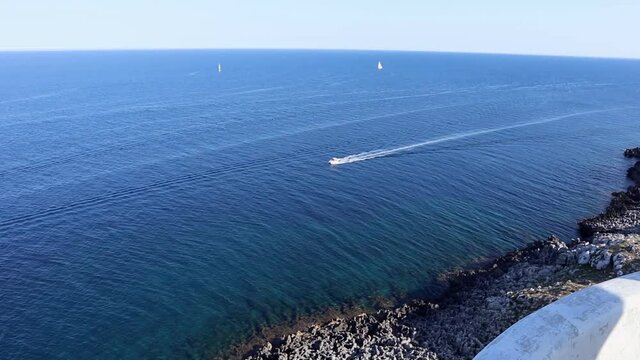 Panoramica dalla cima del faro di Punta Palascia