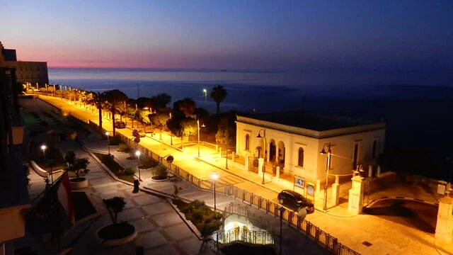 Santa Cesarea Terme - Time lapse all'aurora