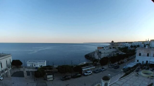 Santa Cesarea Terme - Time lapse del paese al tramonto