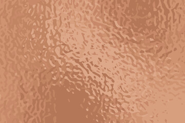 Dusty rose golden foil vector texture. Aged yellow rose gold surface for greeting card and luxury background. Wedding invitation backdrop. Shiny precious metallic with grunge pattern. Golden foil card