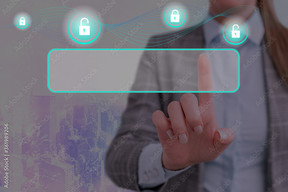 Aufkleber Graphics Padlock For Web Data Information Security Application System