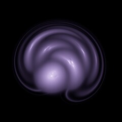 Purple abstract shapes in spirals, background for design and decoration.