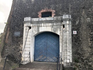 Entrance to Fort St. Louis in Martinique 