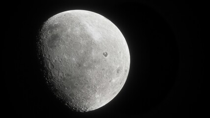 realistic exoplanet, beautiful alien planet in far space, detailed planet surface, science fiction wallpaper, cosmic landscape 3d render