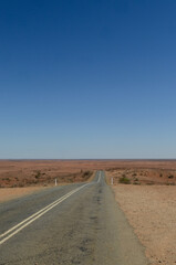 road in desert