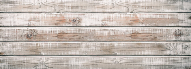 Light natural wooden background with patina texture. Wood table or floor, top view, flat lay