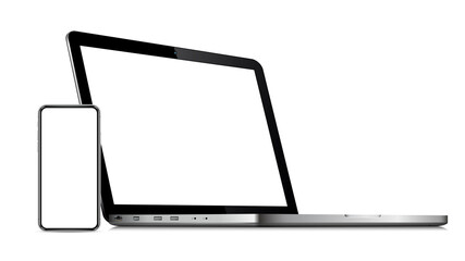 Smart phone and laptop device template for adaptive design presentation