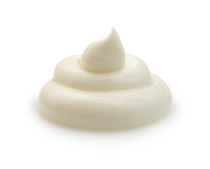 Cream isolated on white