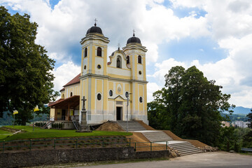 Fototapeta na wymiar Church at the pilgrimage place, Mala Skalka