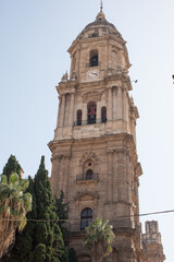 Fototapeta na wymiar A beautiful tower in Malaga. 