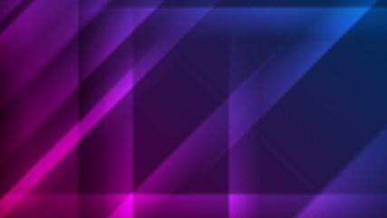 Obraz premium Blue purple glowing smooth stripes background