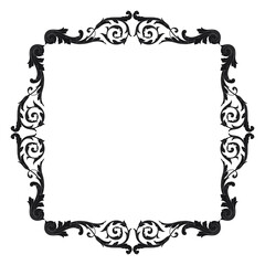 Classical baroque vector of vintage element for design. Decorative design element filigree calligraphy vector. You can use for wedding decoration of greeting card and laser cutting.