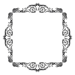 Classical baroque vector of vintage element for design. Decorative design element filigree calligraphy vector. You can use for wedding decoration of greeting card and laser cutting.